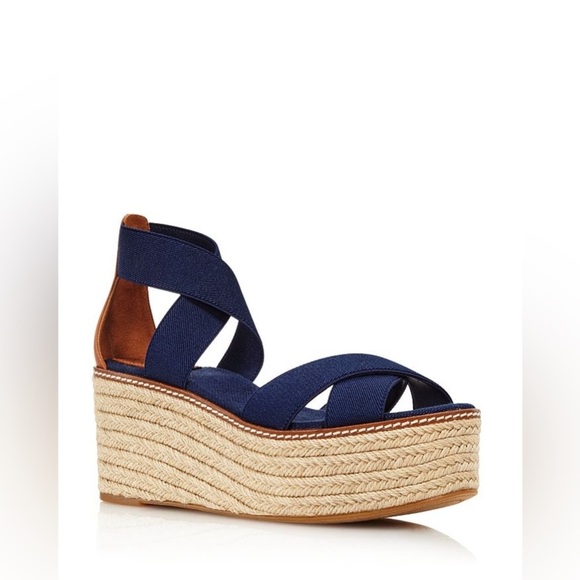 Tory Burch Shoes - Tory Burch Frieda Platform Wedge Espadrille Sandals Size 7.5
